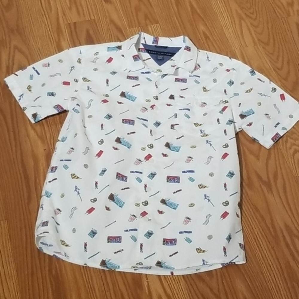 Tommy‎ Hilfiger button up shirt 12/14